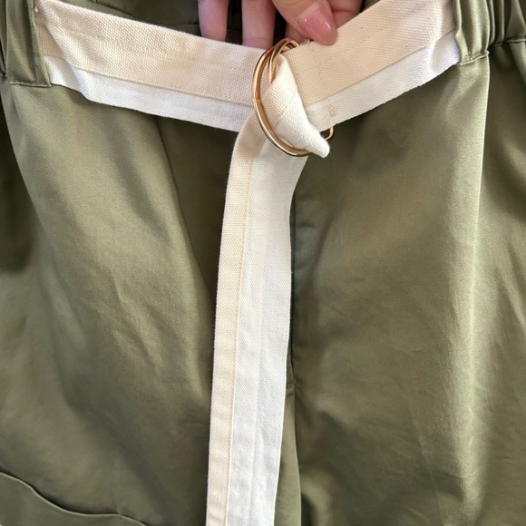 Alberto Makali Olive Green Romper with Gold Button Detail, Size S - Picture 5 of 12